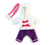 Miniland Doll Clothes Cold Weather White Fur Set for 32 cm Dolls