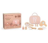 Miniland Set Beauty Wood S Doll Pink Kids