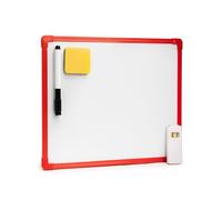 Miniland Double-Sided Magnetic Whiteboard for Children, White and Black Board with Marker, Chalk and Eraser, Educational Writing and Drawing Toy Compatible with Dry-Erase Markers