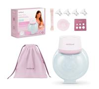 Miniland Easy Flow Portable Electric Breast Pump | Lightweight, USB Rechargeable, 2 Modes & 9 Intensity Levels, LED Display, 180 ml, BPA Free