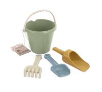 Miniland ECO Junior Sand Set Cool - Beach toy for children with different tools to play in the sand