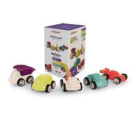 Miniland Eco Minimobil 12 cm 5und. Set of 5 vehicles made in Spain with sustainable and resistant materials.