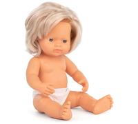 Miniland European Blond Baby Doll 38 Cm