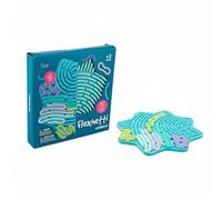 Miniland - Flexhetti Silicone Sensory Toy for Babies, with Flexible Strips to Stimulate Creative Play and Fine Motor Skills, from 3 Years (Star)