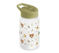 Miniland Kiddie Bottle Explorer - Children's Tritan Water Bottle 500 ml / 450 ml with Straw | Durable and Lightweight | Removable | Customisable with Graduations | BPA Free and Dishwasher Safe