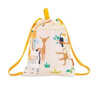 Miniland - Kids Drawstring Backpack, Waterproof Children’s Bag, Durable, Comfortable and Fun (Jungle)