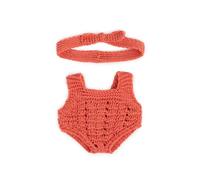Miniland Knitted Outfit Rompers&headband Clothing Set 21 Cm
