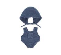 Miniland Knitted Outfit Rompers&hood Clothing Set 21 Cm
