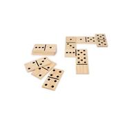 Miniland Mind & Move - XL Wooden Domino Game, Large Pieces with Rough Texture, Stimulates Attention, Memory and Cognitive Coordination, Therapeutic and Educational Use for Adults