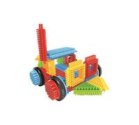 Miniland - Pegy Bricks: Vroom Ride - Children's Construction Set with 22 Pieces to Build a Car, Stimulates Imagination, Motor Skills and Symbolic Play, From 2 Years Old