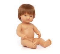 Miniland Red Girl Baby Doll 38 Cm