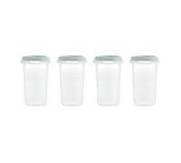 Miniland Set 4 Hermisized Mint 330ml. Pack of 4 Graduated hermetics (330ml), Safe, Resistant and Suitable for Dishwasher, Microwave and Freezer. Dolce Collection.