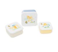 Miniland - Set of 3 Real Madrid Children's Lunch Boxes - Stackable Boxes for Solids with Official Club Design - Capacity 230 ml, 350 ml and 540 ml - for Children from 0 to 5 Years