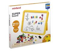 Miniland Magnetic Blackboard 2 Metal Faces Yellow