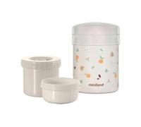 Miniland Thermetic Valencia. 700ml Thermos for Solid Food, with a Double Layer of Steel and airtight interiors, which maintains The Temperature hot and Cold for Hours. Valencia Collection