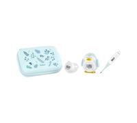 Miniland Thermokit Bear Baby Thermometer Set with Waterproof Case - Digital Body Thermometer, Pacifier Thermometer & Bath Thermometer, Newborn Care Kit, Dreamland
