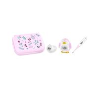 Miniland Thermokit Squirrel Baby Thermometer Set with Waterproof Case - Digital Body Thermometer, Pacifier Thermometer & Bath Thermometer, Dreamland