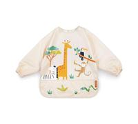 Miniland - Waterproof Long-Sleeved Bib, Nursery Bib for Babies (Jungle)