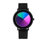 MINILUJIA Women Watches Ultrathin Minimalist Waterproof Fashion Wrist Watch for Lady or Men Unisex Dress with Stainless Steel Mesh Band Dial Casual Fashion Watches Color Change by Time, mesh watchband