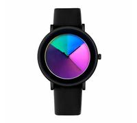 MINILUJIA Women Watches Ultrathin Minimalist Waterproof Fashion Wrist Watch for Lady or Men Unisex Dress with Stainless Steel Mesh Band Dial Casual Fashion Watches Color Change by Time, leather