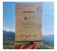 Minima Organics Organic Toothpaste with Fluorine, Fresh Mint, Natural and Ecological Dental Care, Plastic Free and Vegan, 360 Count for 6 Months