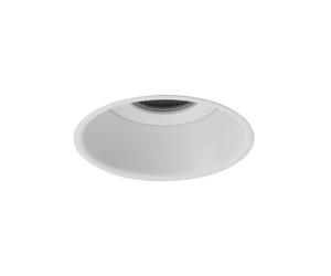 Minima Round Fixed Bathroom Lamp LED Matt White