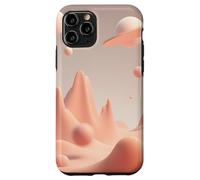 Minimal Abstract Desert Planet Landscape Illustration Art Case for iPhone 11 Pro