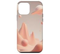Minimal Abstract Desert Planet Landscape Illustration Art Case for iPhone 12 mini