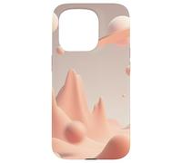 Minimal Abstract Desert Planet Landscape Illustration Art Case for iPhone 15 Pro