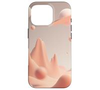 Minimal Abstract Desert Planet Landscape Illustration Art Case for iPhone 16 Pro