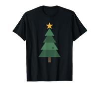 Minimal Christmas Tree with Star T-Shirt