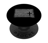Minimal Cross Christian Faith Worship Bible Reader Praying PopSockets Adhesive PopGrip