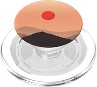 Minimal Desert Hills Sun Calm Horizon Landscape PopSockets PopGrip for MagSafe