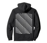 Minimal Dot Matrix Pattern Shapes Mania Pullover Hoodie