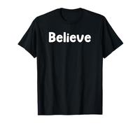 Minimal Faith Word Design Simple Powerful Expression Tees T-Shirt
