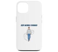 Minimal Forward Motion Mindset Walking Illustration Case for iPhone 13