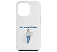 Minimal Forward Motion Mindset Walking Illustration Case for iPhone 13 Pro