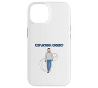 Minimal Forward Motion Mindset Walking Illustration Case for iPhone 14