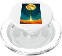 Minimal geometric retro space posters with gradients artdeco PopSockets PopGrip for MagSafe