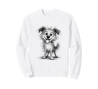 Minimal Line Art Minimalist Abstract Sketch Scribble Dog Sweatshirt
