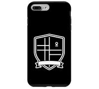 Minimal Map Grid Shield Symbol Graphic Case for iPhone 7 Plus/8 Plus