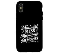 Minimal Mess Maximum Memories Minimalist Parenting Case for iPhone X/XS
