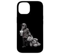 Minimal Monkey Portrait with Vintage Style Case for iPhone 14