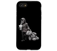 Minimal Monkey Portrait with Vintage Style Case for iPhone SE (2020) / 7/8