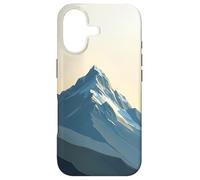 Minimal Mountain Peak Hiking Wanderer Design Case for iPhone 17