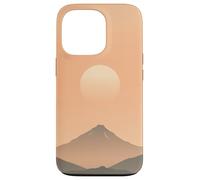 Minimal Mountain Sunrise Zen Landscape Calm Scene Case for iPhone 13 Pro