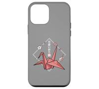 Minimal Origami Crane - Kawaii Orizuru Origami Case for iPhone 12 mini