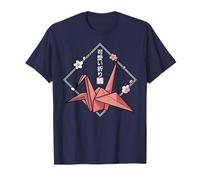 Minimal Origami Crane - Kawaii Orizuru Origami T-Shirt