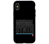 Minimal Synth Typography Statement Case for iPhone X/XS