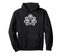 Minimal Zen Sacred Geometric Mandala Abstract Pullover Hoodie